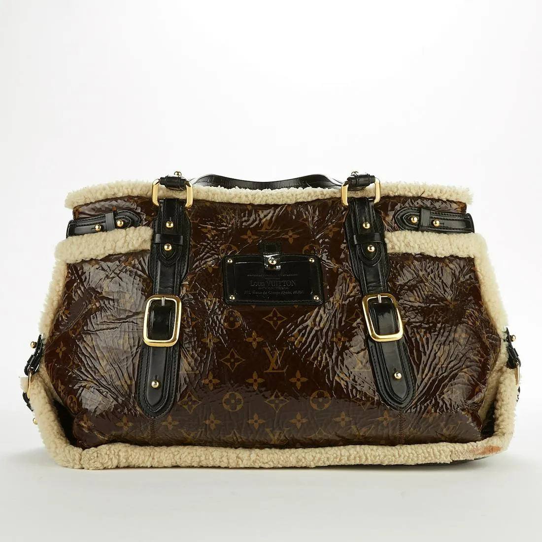 le_pho_banner 2 Louis Vuitton Thunder Shearling Handbag Purse