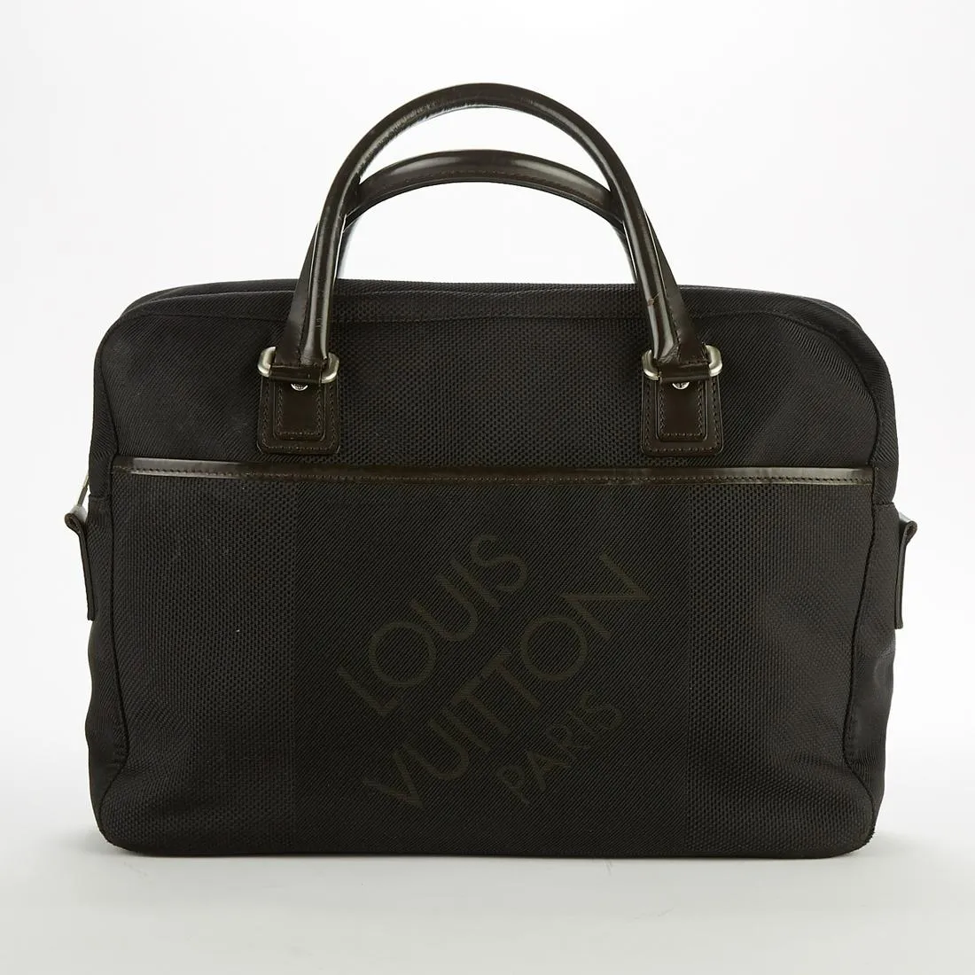 le_pho_banner 2 Louis Vuitton Black Canvas Yack Damier Geant Briefcase