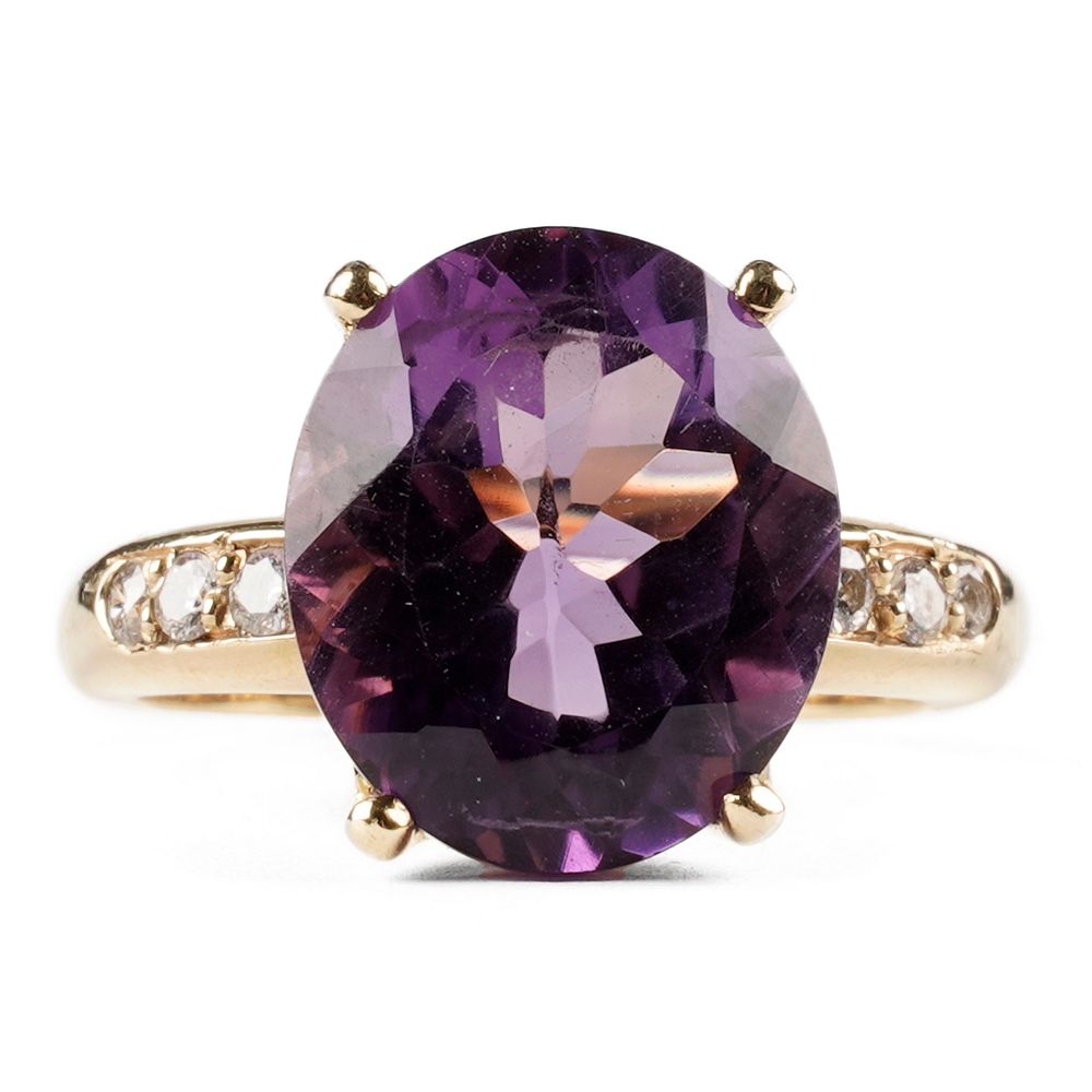 le_pho_banner 2 H. Stern 18K Gold Amethyst Diamond Ring