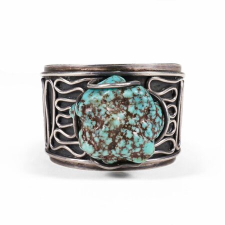 H. Fred Skaggs Turquoise Nodule Cuff Bracelet