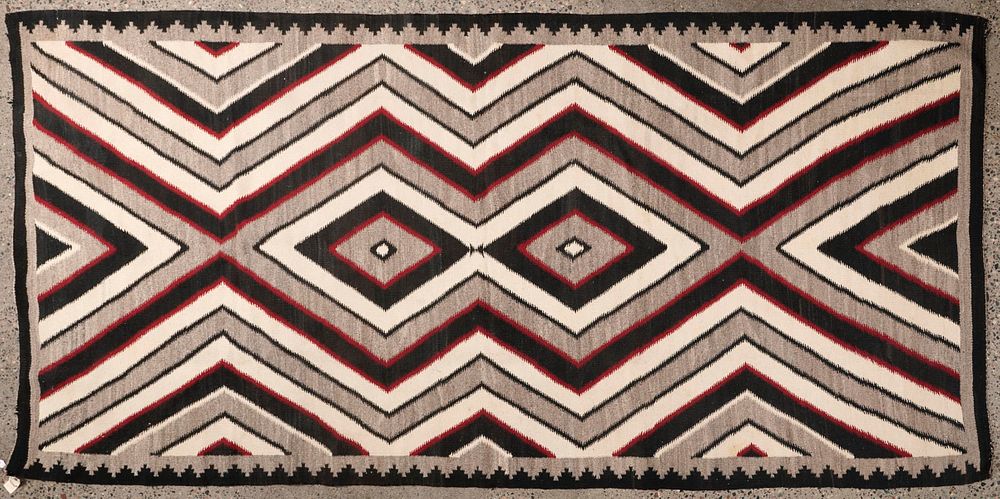 le_pho_banner 2 Navajo Blanket Double Medicine Man's Eye 5' x 11'
