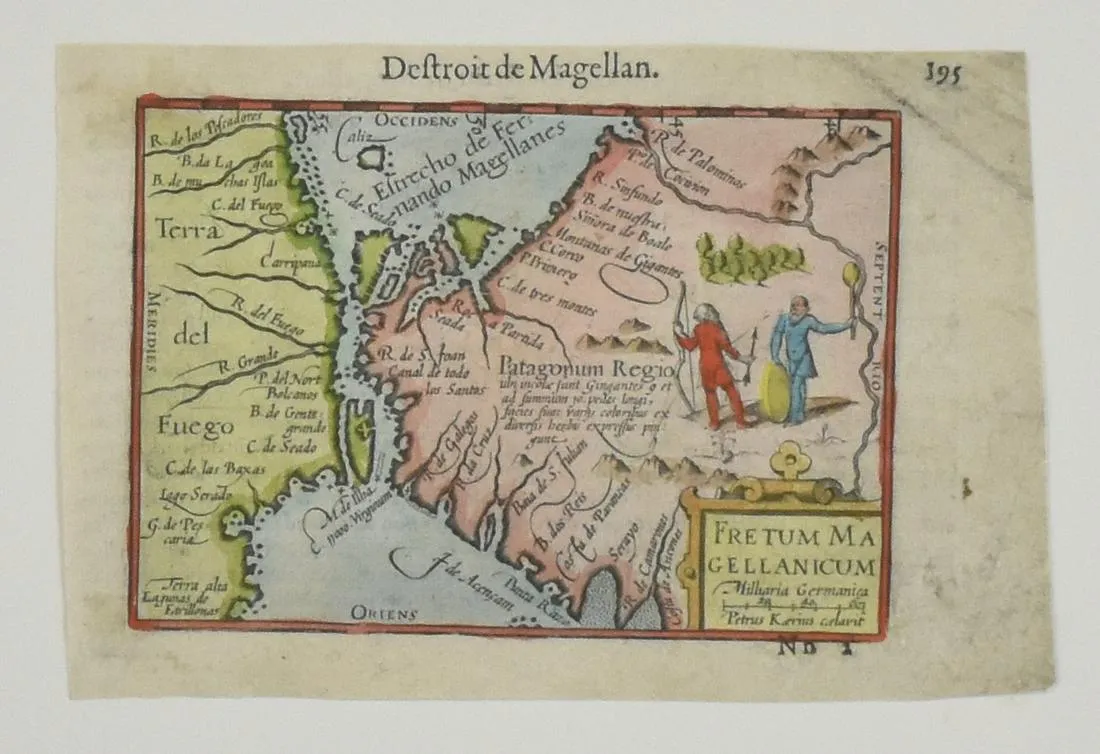 Lot of Maps of the Straits of Magellan