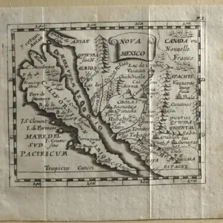 Pierre Duval Nova Mexico Map ca. 1660 California as Island