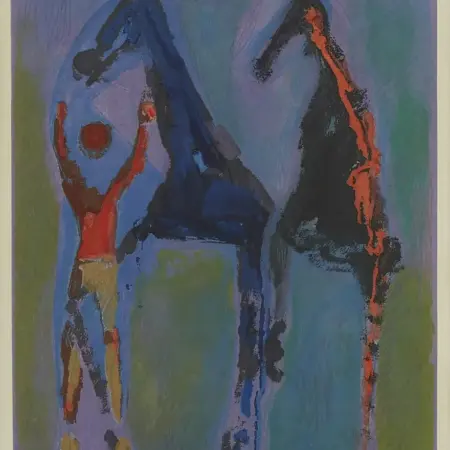 Marino Marini "Marino from Shakespeare II" Etching and Aquatint