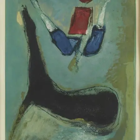 Marino Marini "Marino from Shakespeare II" Etching and Aquatint
