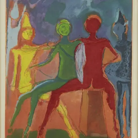 Marino Marini "Marino from Shakespeare II" Etching and Aquatint