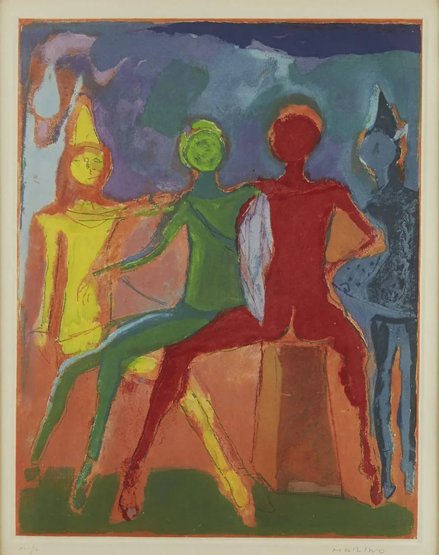 le_pho_banner 2 Marino Marini "Marino from Shakespeare II" Etching and Aquatint
