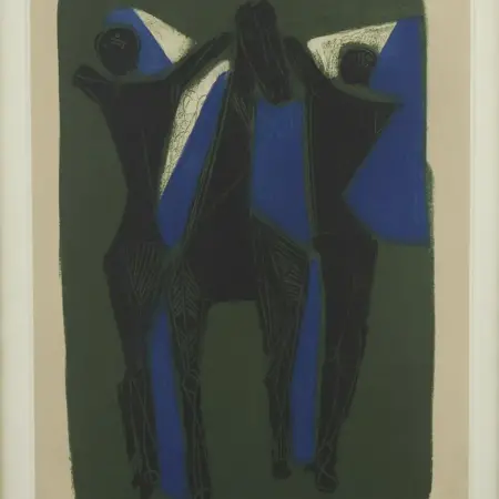 Marino Marini Etching and Aquatint Plate III from "Marino from Goethe"