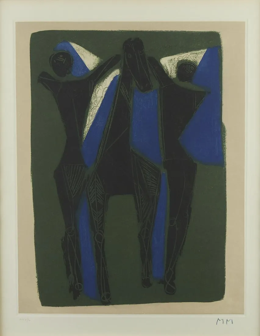 le_pho_banner 2 Marino Marini Etching and Aquatint Plate III from "Marino from Goethe"