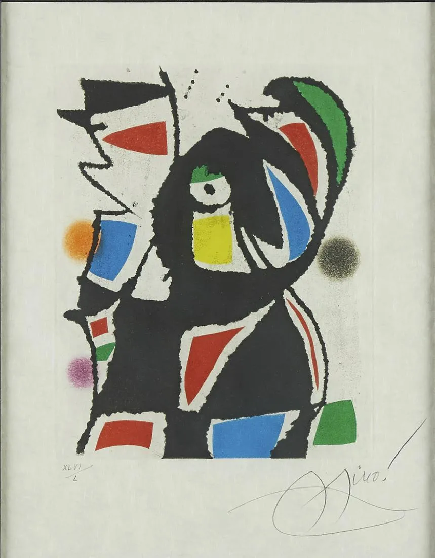 le_pho_banner 2 Joan Miro Aquatint from "Le Marteau Sans Maitre"