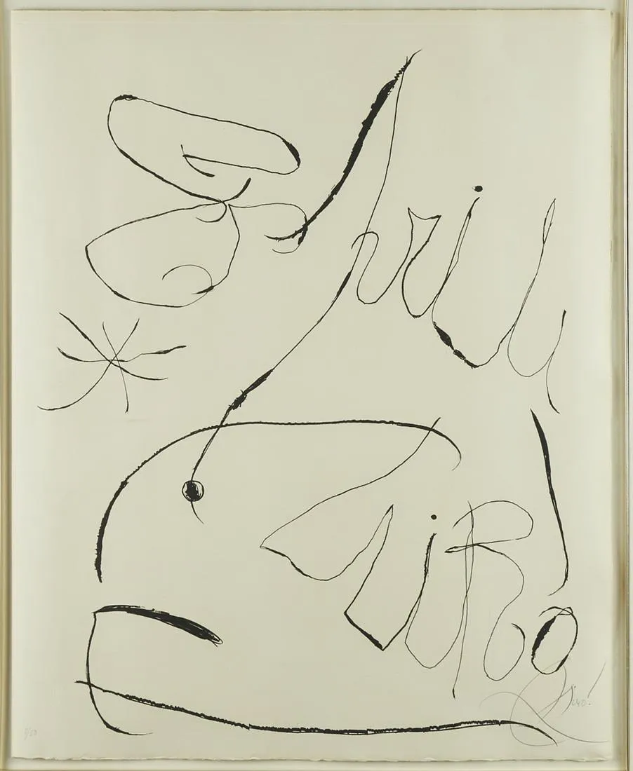 le_pho_banner 2 Joan Miro "Espriu" Etching