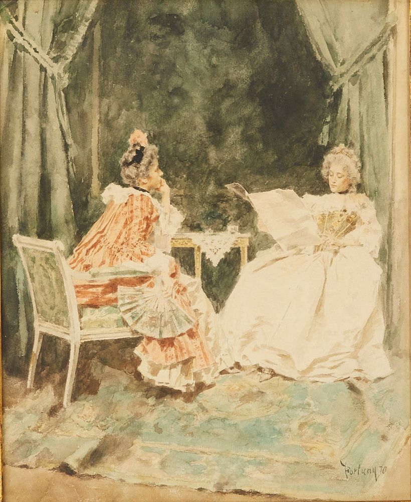 le_pho_banner 2 Mariano Fortuny Watercolor on Board