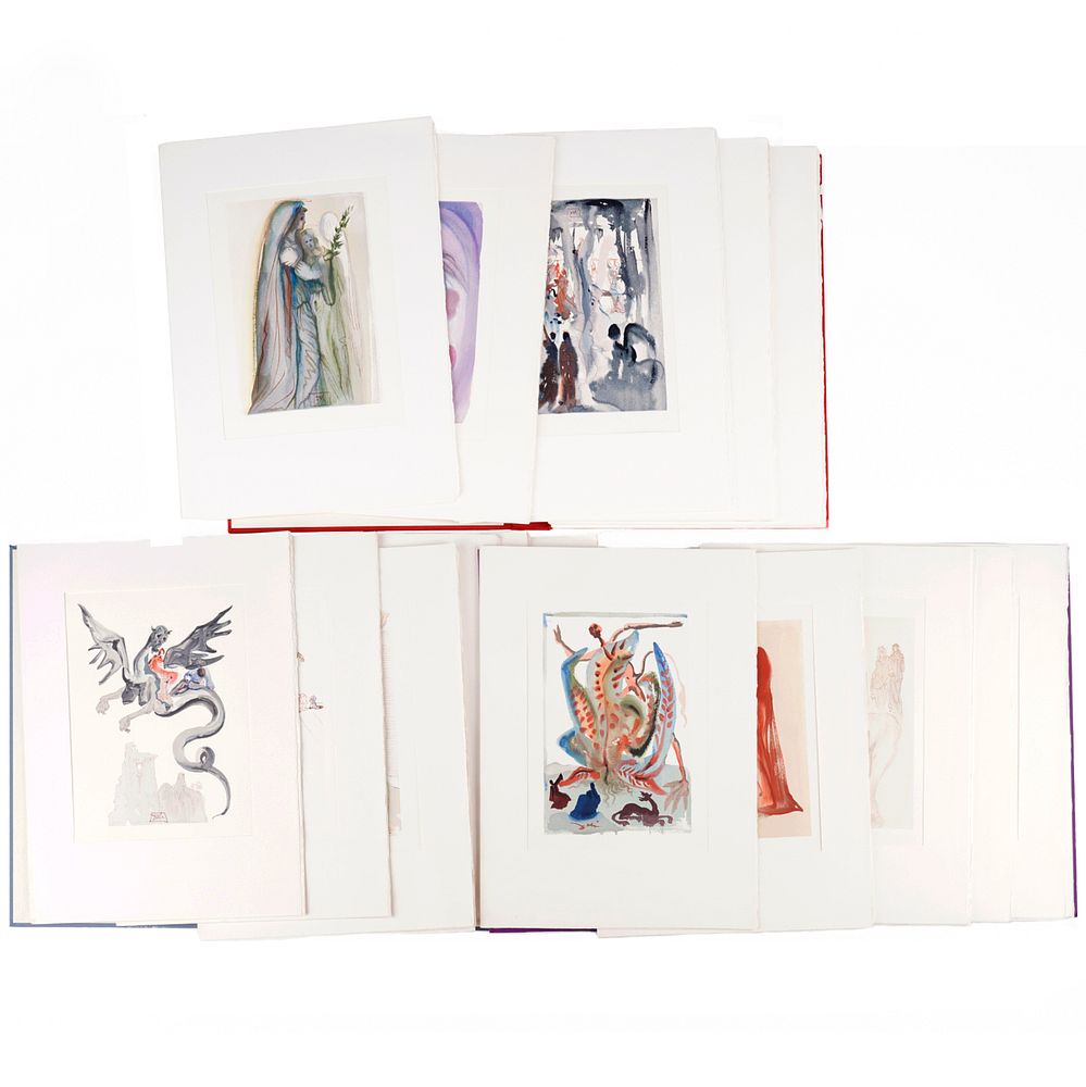 le_pho_banner 2 Salvador Dali Divine Comedy Suite Color Woodcuts (75 pcs)