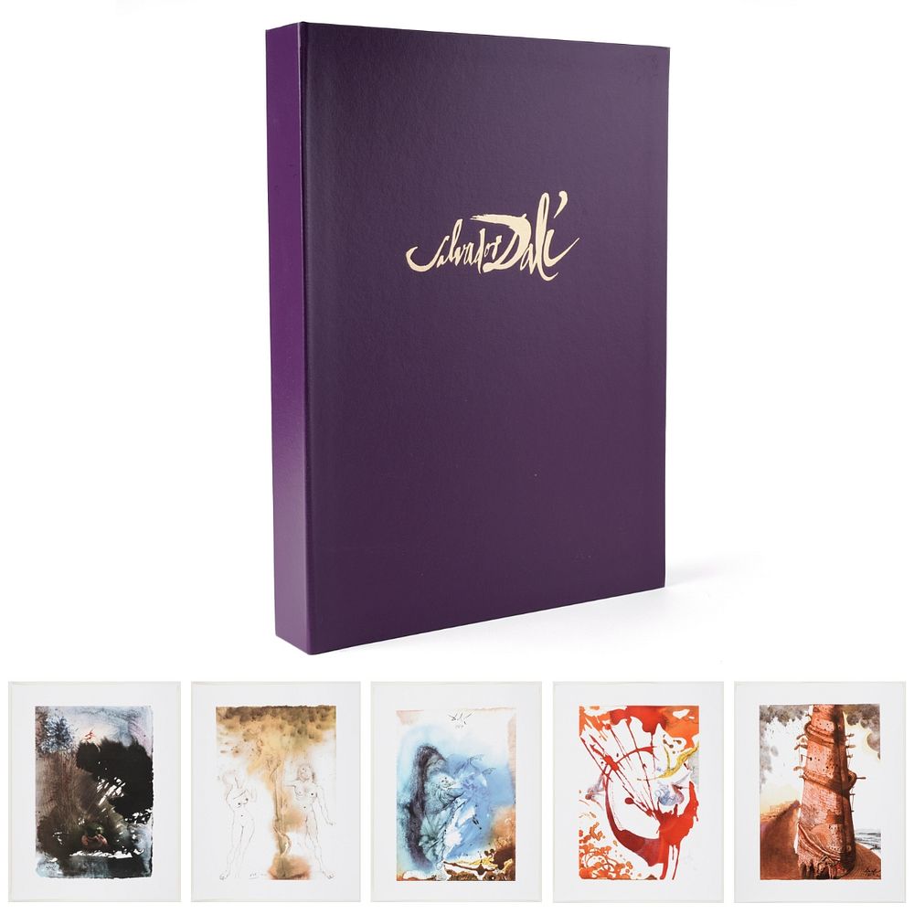 le_pho_banner 2 Salvador Dali "40 Paintings of the Bible" Lithographs Portfolio
