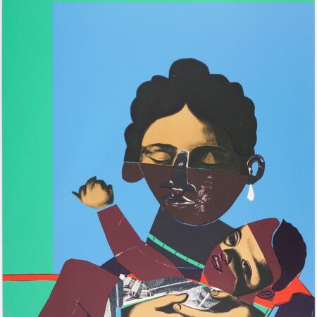Romare Howard Bearden "Mother and Child" Screenprint