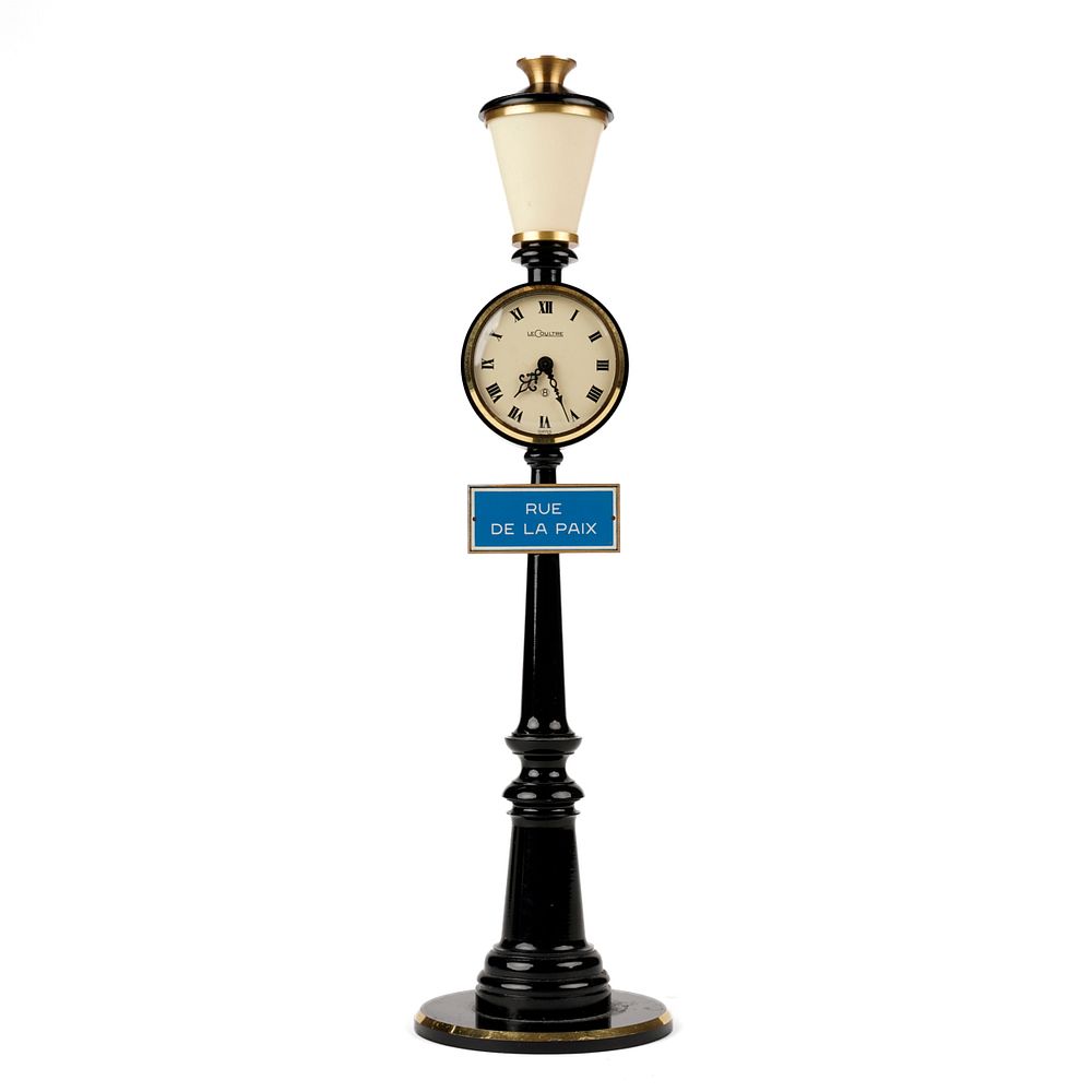 le_pho_banner 2 Le Coultre Rue de la Paix Lamp Post Desk Clock