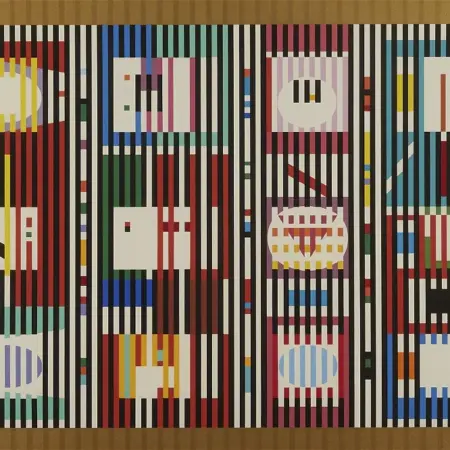 Yaacov Agam "Coordination 1" Silkscreen
