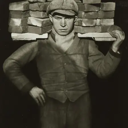 Auguste Sander "Bricklayer" Photograph