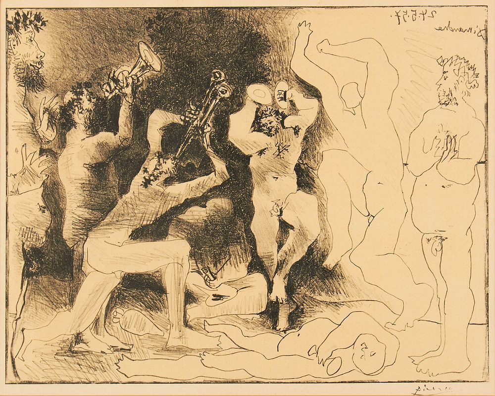 le_pho_banner 2 Pablo Picasso "La Danse des Faunes" Lithograph B.830 M.291