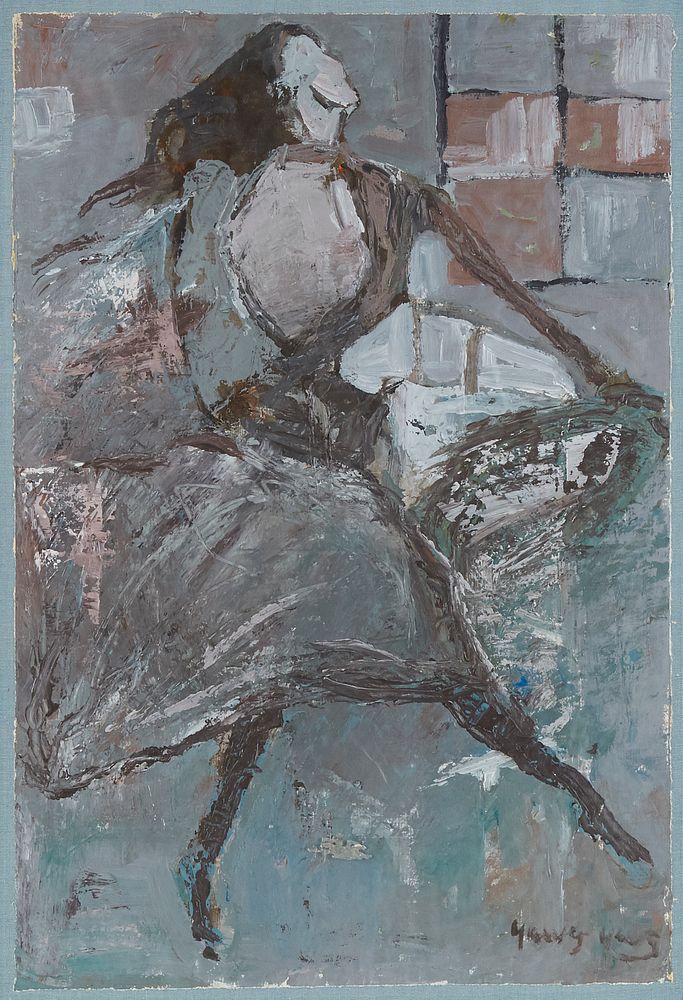 le_pho_banner 2 Yang Yang Woman in Blue Oil on Canvas
