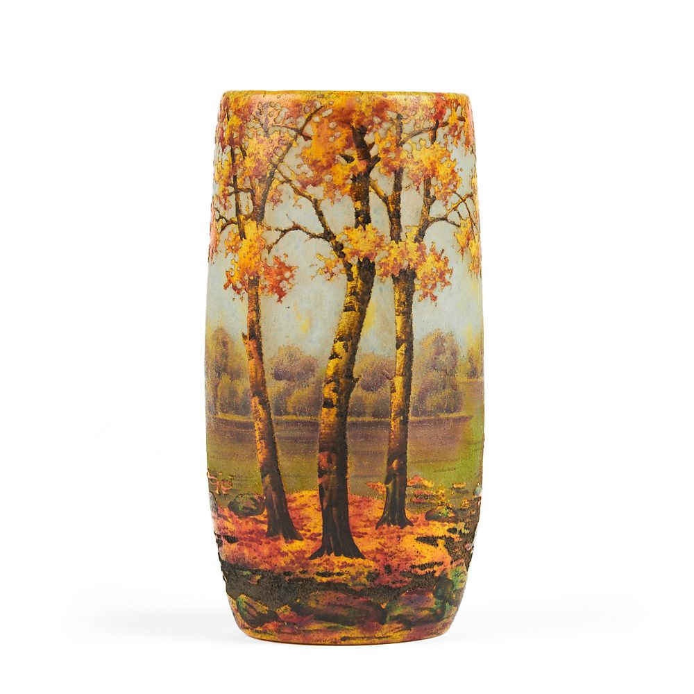 le_pho_banner 2 Daum Nancy Autumn Landscape Glass Vase