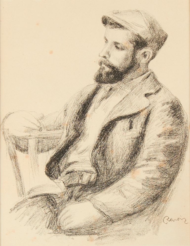 le_pho_banner 2 Pierre Renoir "Louis Valtat Portait" Lithograph
