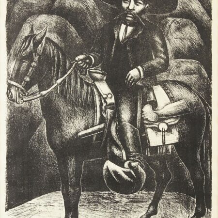 David Siqueiros "Zapata" Lithograph