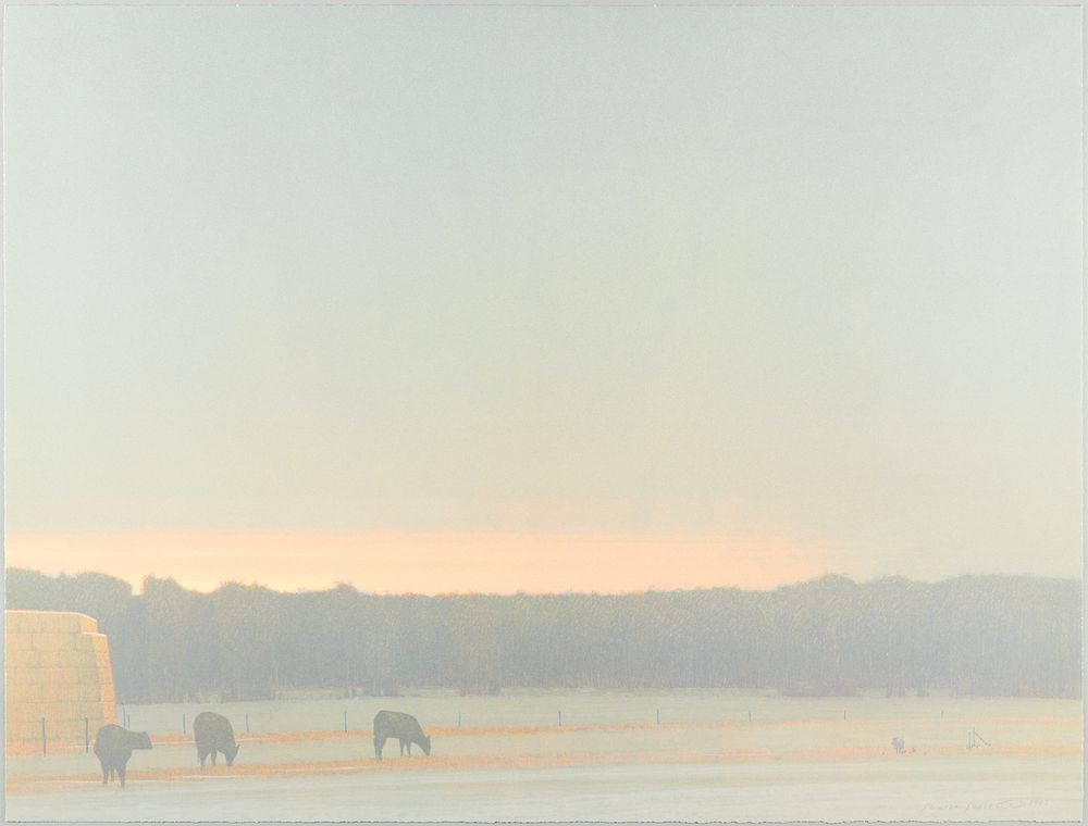 le_pho_banner 2 Russell Chatham Farmland Lithograph