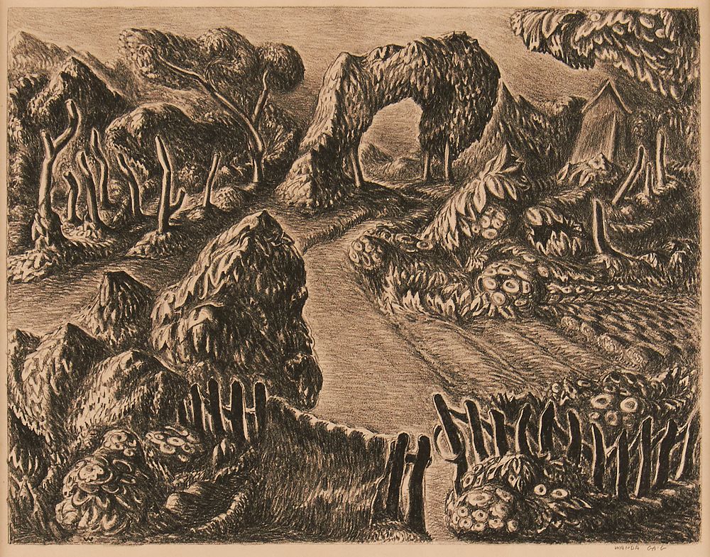 le_pho_banner 2 Wanda Gag "Gumbo Lane" Lithograph