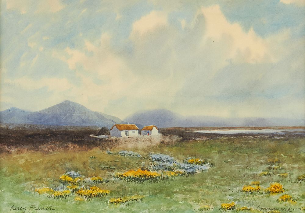 le_pho_banner 2 Percy French "Connemara" Watercolor