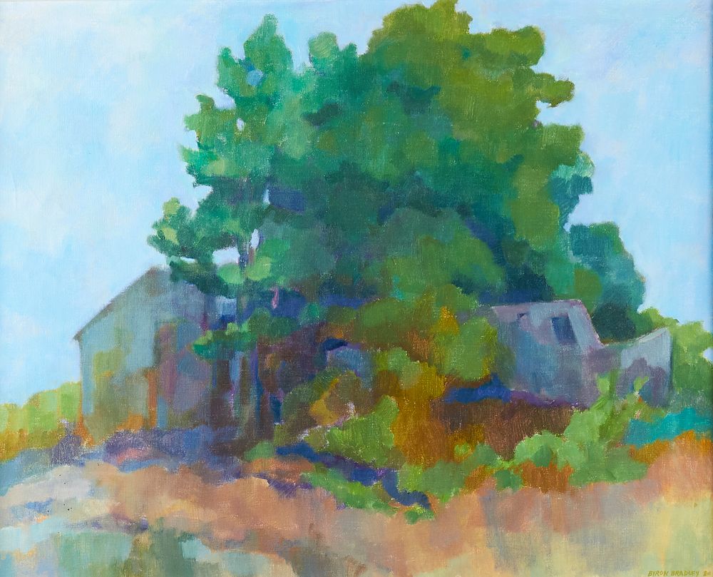 le_pho_banner 2 Byron Bradley Landscape Oil on Canvas