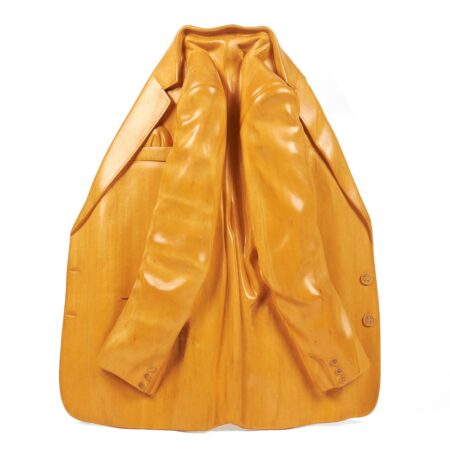 Alfonso Bini Carved Wooden Jacket Sculpture