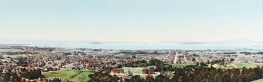 le_pho_banner 2 William Henry Jackson "The Golden Gate from Berkeley Heights" Photochrome