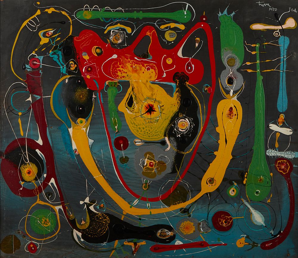 le_pho_banner 2 Ernest Trova "514 Untitled (G.A.)" Enamel on Wood