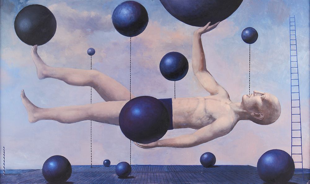 le_pho_banner 2 Alexander Gorenstein "Equilibrium" Oil on Canvas