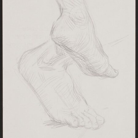 Paul Cadmus Feet Graphite on Paper