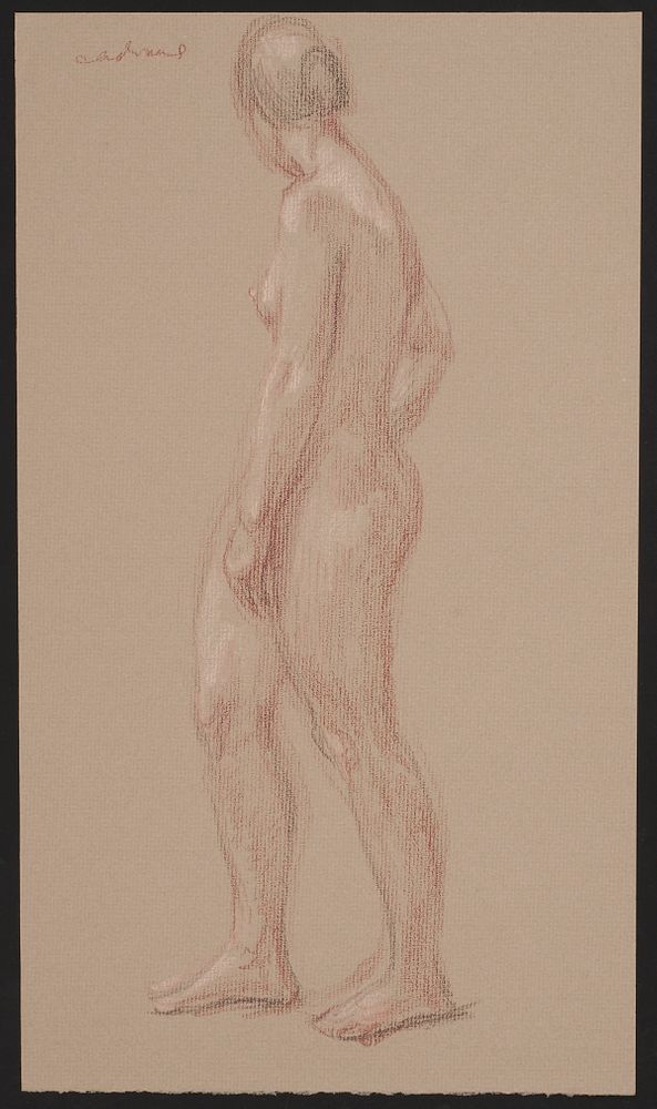 le_pho_banner 2 Paul Cadmus Female Nude Crayon on Paper