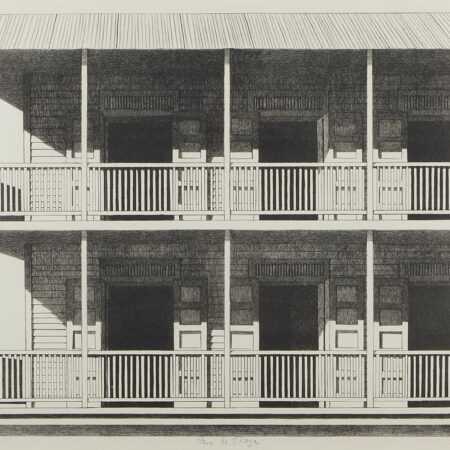 Emilio Sanchez "Casa de Playa" Lithograph