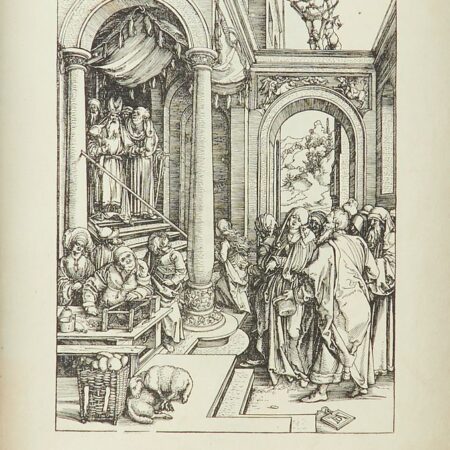 Albrecht Durer "The Presentation of the Virgin in the Temple" Woodcut