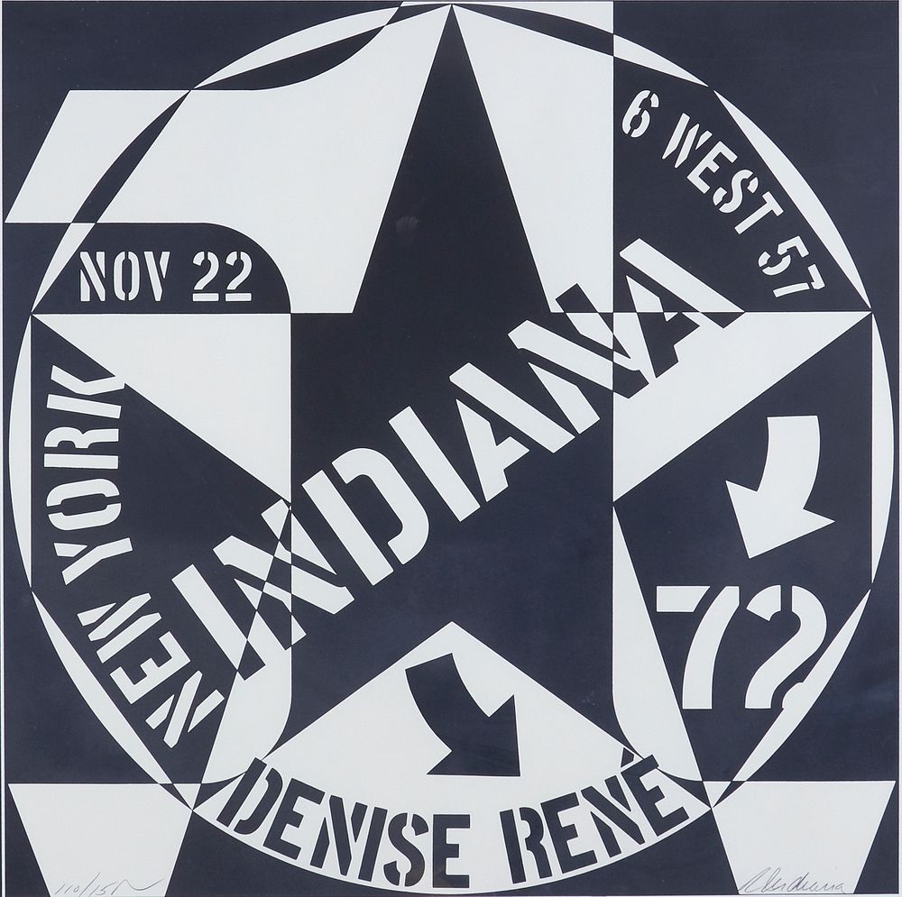 le_pho_banner 2 Robert Indiana "Galerie Denise Rene" Screenprint