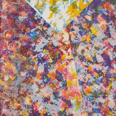 Sam Gilliam "Dusk" Mixed Media Screenprint 1974