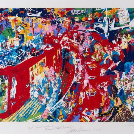 LeRoy Neiman "Bar at 21" Serigraph 1974