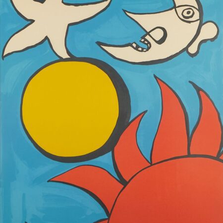 Alexander Calder "Sun Moon & Stars USA" Print