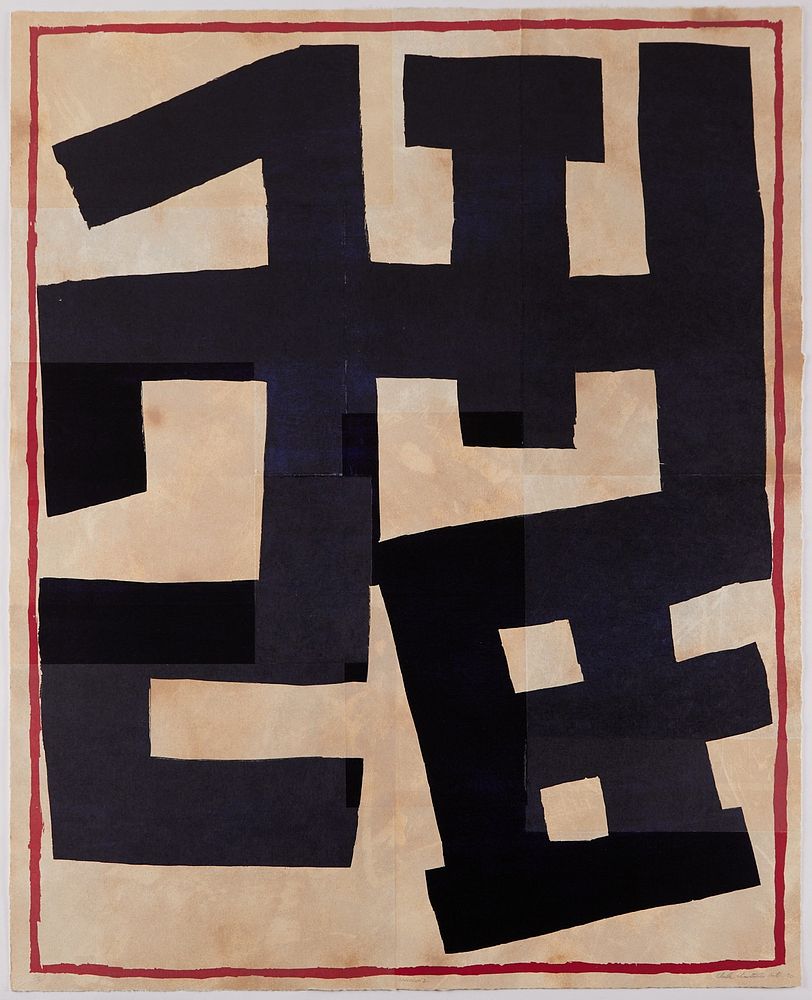 le_pho_banner 2 Christopher Charles Hill "Sovereign II" Lithograph 1990