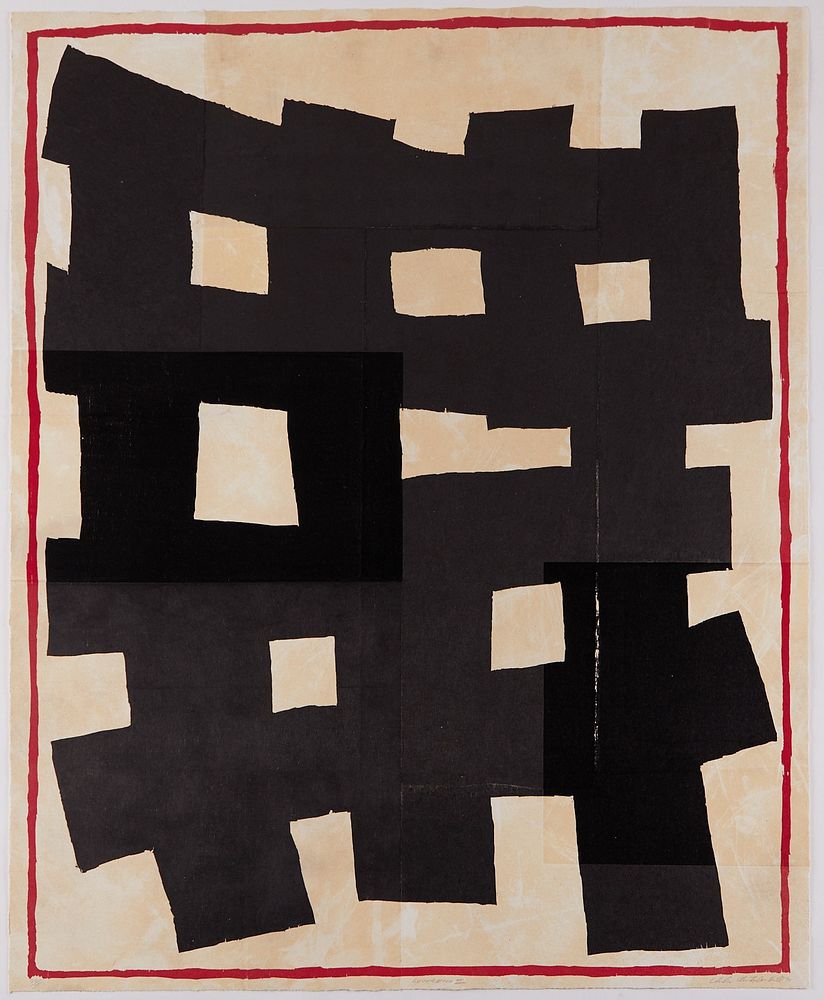 le_pho_banner 2 Christopher Charles Hill "Sovereign III" Lithograph 1990