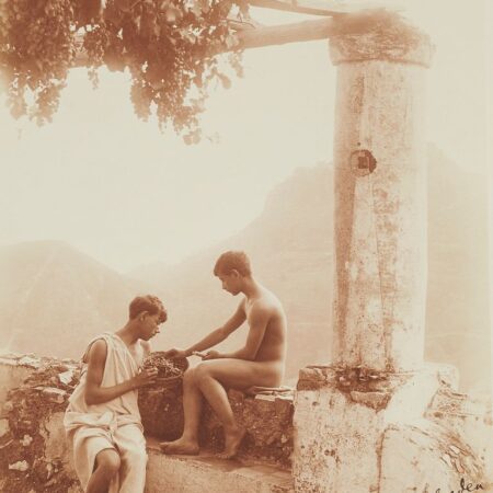 Wilhelm von Gloeden "Pastoral Idyll" Photograph