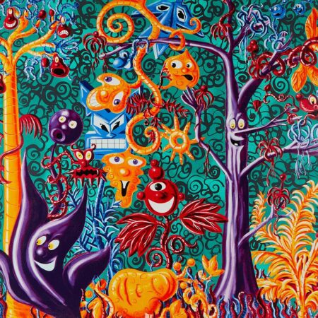 Kenny Scharf "Juicy Jungle" Silkscreen