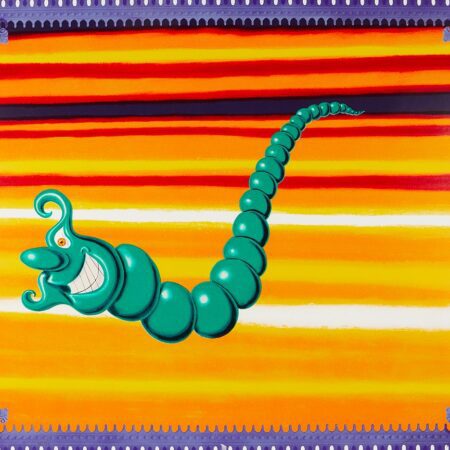 Kenny Scharf "Jade Pea God" Screenprint
