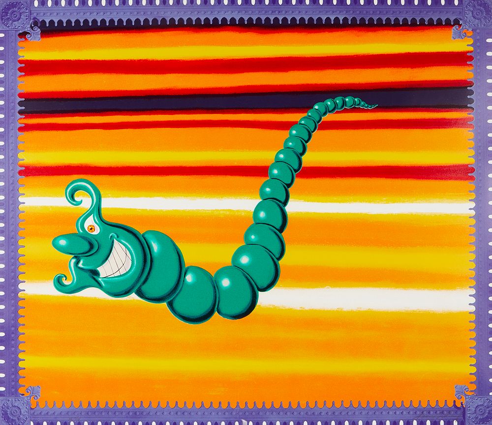 le_pho_banner 2 Kenny Scharf "Jade Pea God" Screenprint