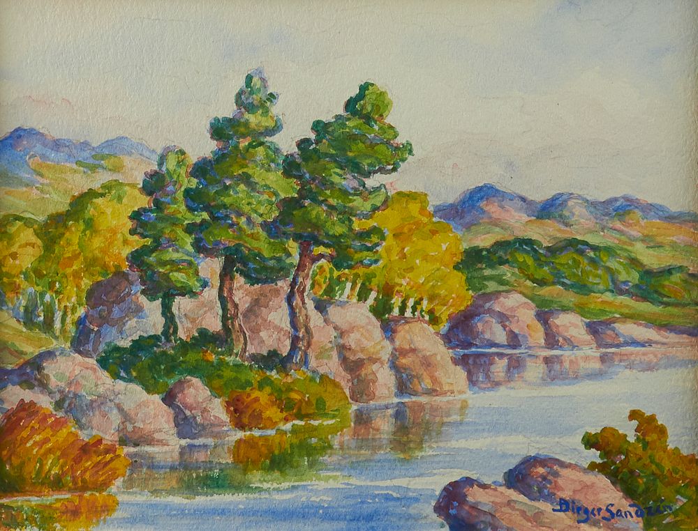 le_pho_banner 2 Birger Sandzen Watercolor Landscape